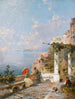 Côte amalfitaine - Franz Richard Unterberger — weergave van het kunstwerk