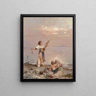 Franz Richard Unterberger - In der Bucht von Neapel.webp