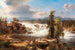 Cascading donderend - Franz Richard Unterberger — weergave van het kunstwerk