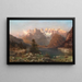 Vue des Dolomites Lago di Landro - Franz Richard Unterberger — ingelijst kunstwerk aan de muur