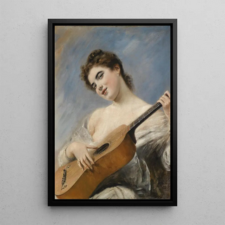 Franz Russ the younger - Die Gitarrenspielerin.webp