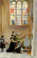 Fête de Sainte Marie dans une église à Venise - Franz Russ le Jeune — artwork view