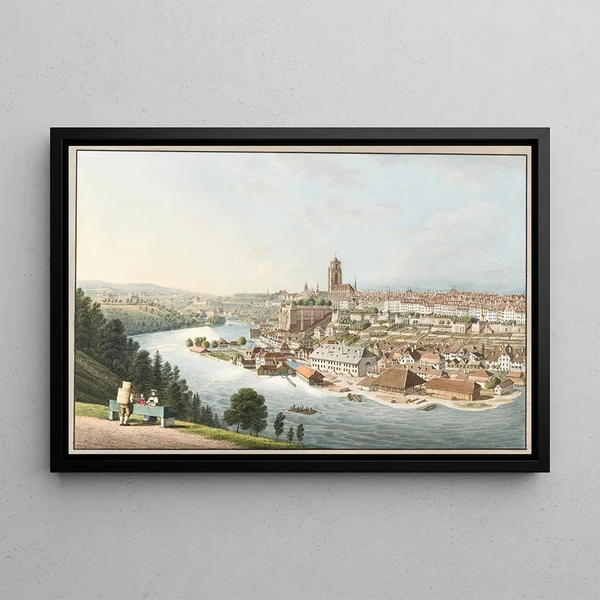 Franz Schmid - Vue de la Ville de Berne prise sur la route de Thoune.webp