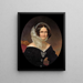 Caroline Augusta - Franz Schrotzberg — ingelijst kunstwerk aan de muur