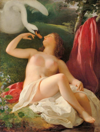 Franz Schrotzberg - Leda mit dem Schwan.webp