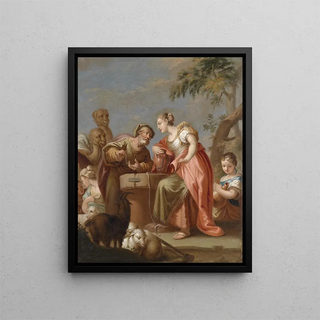 Franz Sebald Unterberger - Rebekka Und Eliezer.webp