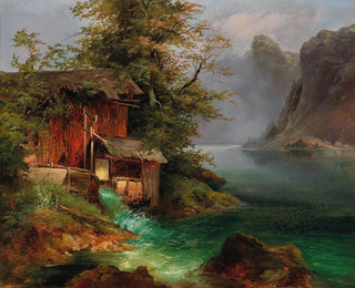Franz Steinfeld - Mill On Lake Hallstatt.webp