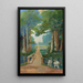 Sentier de campagne - Franz Strahalm — ingelijst kunstwerk aan de muur