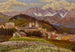 Uitzicht op Kitzbühel - Franz Walde — weergave van het kunstwerk
