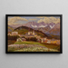 Uitzicht op Kitzbühel - Franz Walde — ingelijst kunstwerk aan de muur