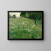 Prairie avec des fleurs - Franz Xaver Grell — ingelijst kunstwerk aan de muur