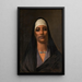 Egyptian Painting with a Lapis Necklace - Franz Xaver Kosler — framed artwork on a wall