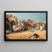 Les artistes - Franz Xaver Kosler — framed artwork on a wall