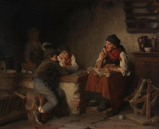 Franz von Defregger - Die Mrchenerzhlerin.webp