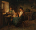 Einde van de werkdag - Franz von Defregger — weergave van het kunstwerk