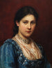 Meisje in dirndl - Franz von Defregger — weergave van het kunstwerk