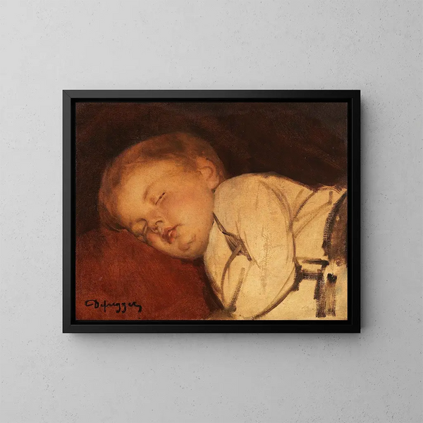 Robert - Franz von Defregger — ingelijst kunstwerk aan de muur