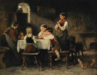 Franz von Defregger - The Grace.webp
