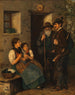 L'adieu des chasseurs - Franz von Defregger — weergave van het kunstwerk
