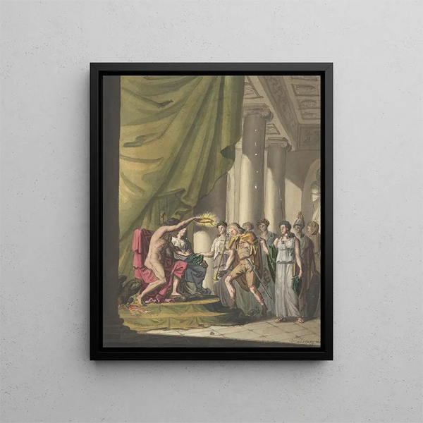 Franz von Hauslab the Younger - Allegory of Victory Soldier Being Crowned by Laurels.webp