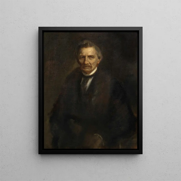 Gottfried Semper architecte - Franz von Lenbach — ingelijst kunstwerk aan de muur