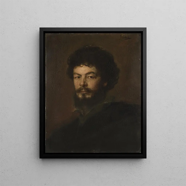 L'architecte Lorenz Gedon - Franz von Lenbach — ingelijst kunstwerk aan de muur