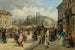 View of the Naschmarkt in Vienna - Franz von Persoglia — artwork view
