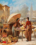 Market Scene - Franz von Persoglia — artwork view