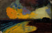 Studie voor Zonsondergang boven de zee - Franz von Stuck — weergave van het kunstwerk