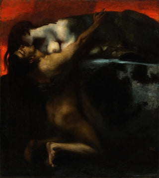 Franz von Stuck - The Kiss of the Sphinx.webp