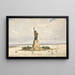 De Vrijheidsbeeld - Frédéric Auguste Bartholdi — ingelijst kunstwerk aan de muur