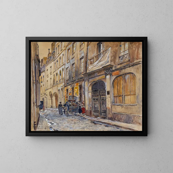 Frdric Houbron - Entre de lancien cimetire SaintAndr 13 rue Suger en 1906 6me arrondissement.webp