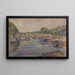 La Seine au pont Marie en 1899, 1e arrondissement - Frédéric Houbron — ingelijst kunstwerk aan de muur