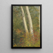 Bouleaux en automne - Frederic Edwin Church — ingelijst kunstwerk aan de muur