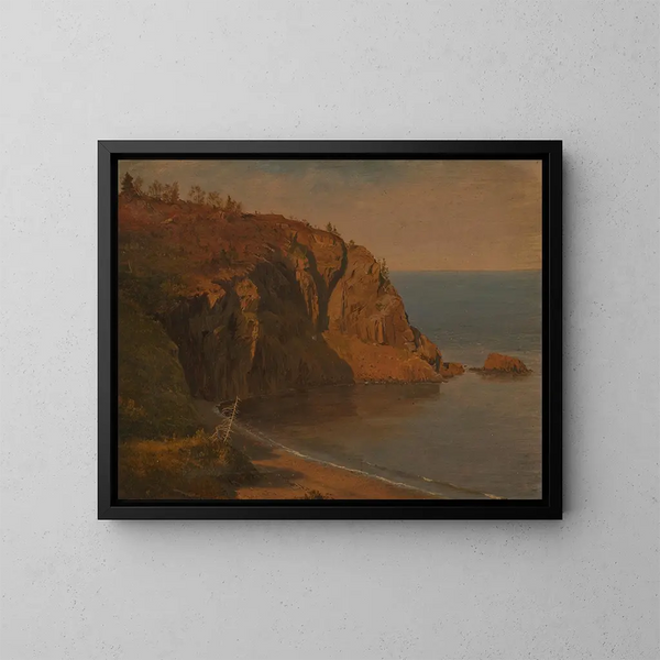 Côte de l'île Grand Manan, Canada - Frederic Edwin Church — ingelijst kunstwerk aan de muur