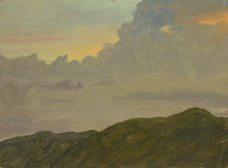 Heuvel en wolken - Frederic Edwin Church — weergave van het kunstwerk