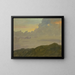 Heuvel en wolken - Frederic Edwin Church — ingelijst kunstwerk aan de muur