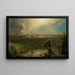 Jeruzalem vanaf de Olijfberg - Frederic Edwin Church — ingelijst kunstwerk aan de muur