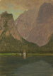 Königssee près de Berchtesgaden Bavière - Frederic Edwin Church — weergave van het kunstwerk