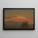 Landschap bij zonsondergang, Hudson NY - Frederic Edwin Church — ingelijst kunstwerk aan de muur