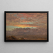 van het uitzicht op de Hudson-vallei in New York - Frederic Edwin Church — ingelijst kunstwerk aan de muur