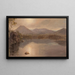 van Monts Katahdin en Turner vanaf het Katahdin-meer, Maine - Frederic Edwin Church — ingelijst kunstwerk aan de muur