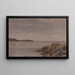 Île de Mount Desert, kust van Maine - Frederic Edwin Church — ingelijst kunstwerk aan de muur