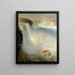 De watervallen van Niagara aan de Amerikaanse kant - Frederic Edwin Church — ingelijst kunstwerk aan de muur