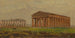 Paestum, tempel van Neptune - Frederic Edwin Church — weergave van het kunstwerk