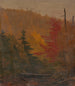 waarschijnlijk nabij Katahdin in de herfst - Frederic Edwin Church — weergave van het kunstwerk