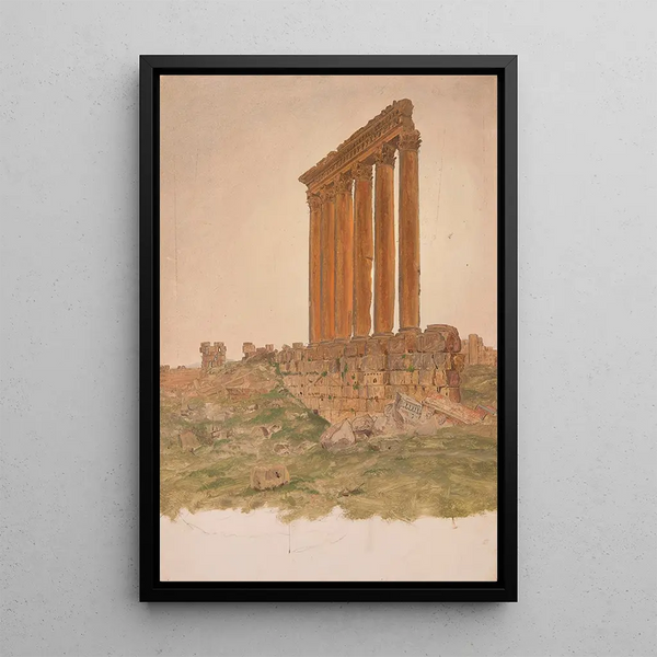 Frederic Edwin Church - Ruins of the Temple of Zeus Baalbek.webp
