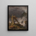 Storm in de bergen - Frederic Edwin Church — ingelijst kunstwerk aan de muur