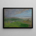 van Vue d'été de la vallée de l'Hudson, New York - Frederic Edwin Church — ingelijst kunstwerk aan de muur