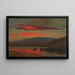van de zonsondergang op de Hudson, New York - Frederic Edwin Church — ingelijst kunstwerk aan de muur